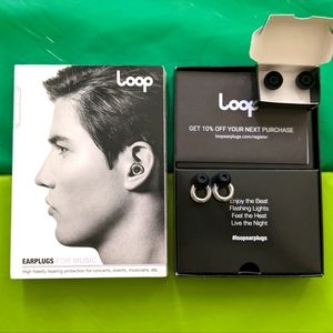 Loop Earplugs for Music - swinging silver